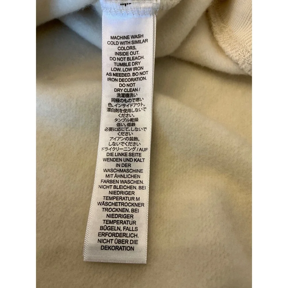 Taylor Swift The Eras Tour Cream Hoodie 2XL Official Merch Oversized Sweatshirt - Picture 6 of 10